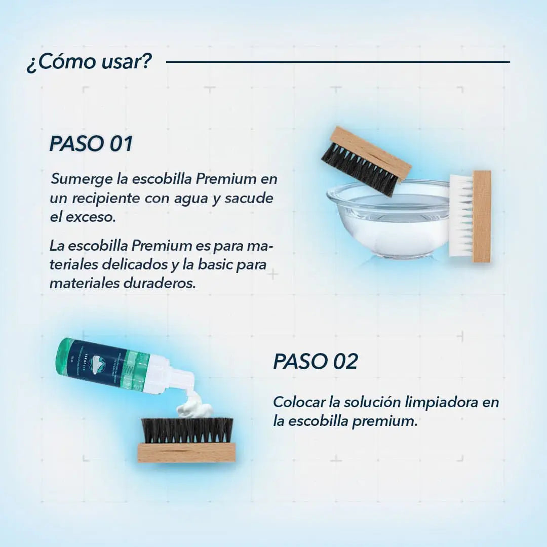 Foam Pack - Limpieza de Tenis - pasos 1 y 2