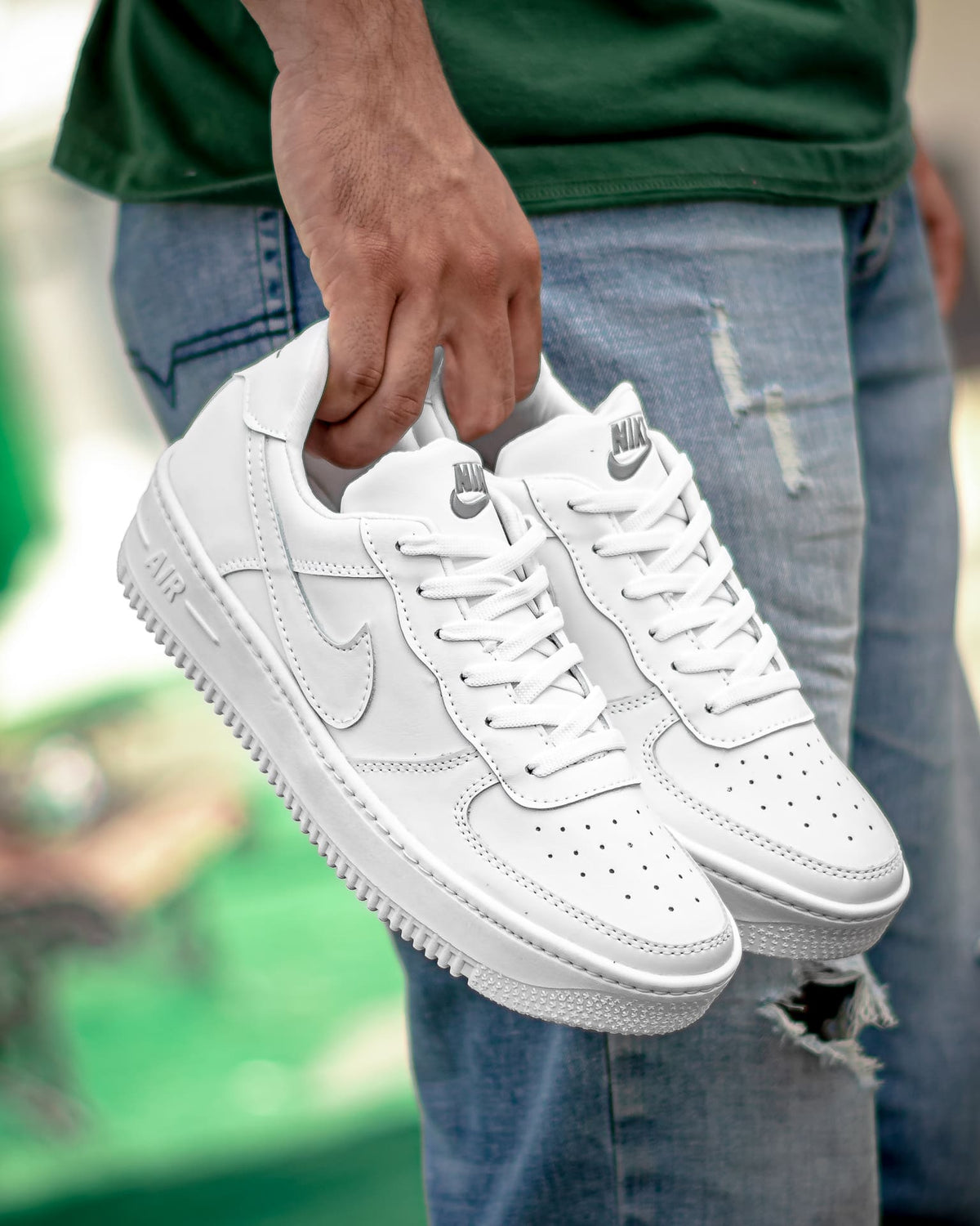 Tenis Force One Classic N002 - BLANCO