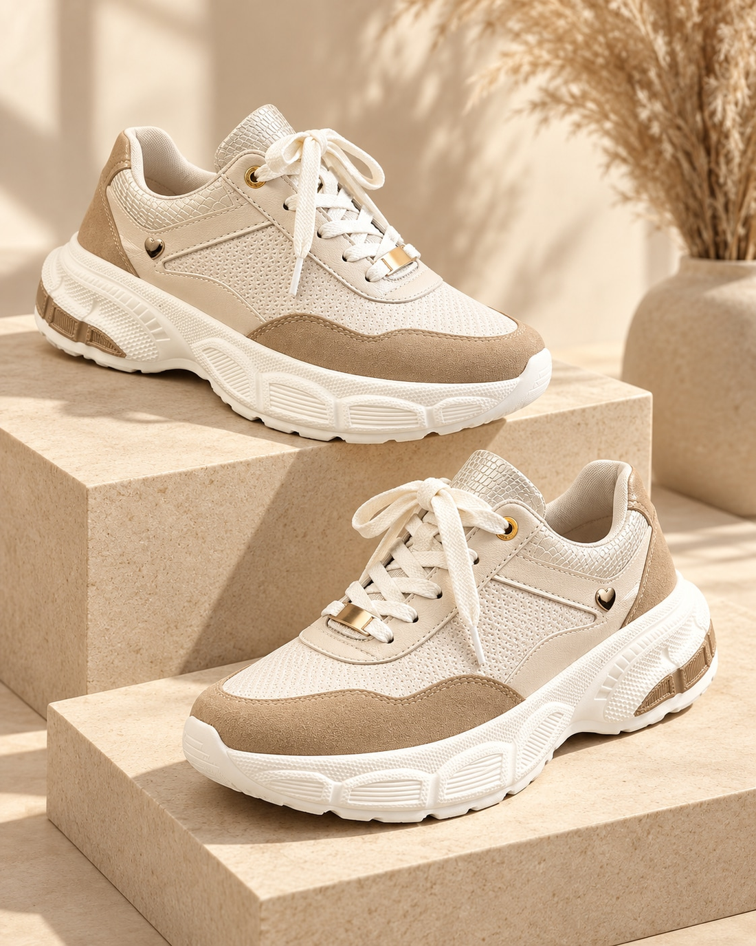 Vista de catálogo generada · Tenis Gamboa Beige · gamboa-pair · 2026-10-21
