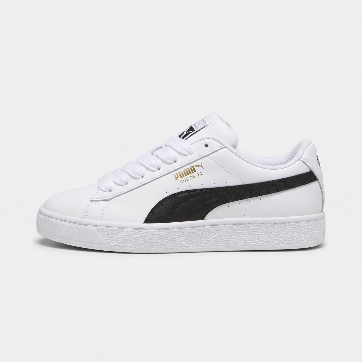 Puma Suede XL Blanco con negro - vista lateral