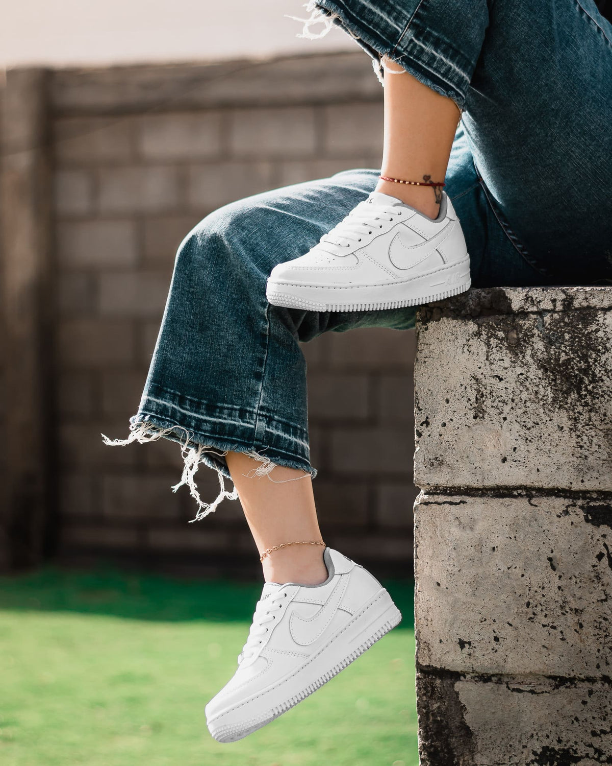 Tenis Force One Classic N002 - BLANCO