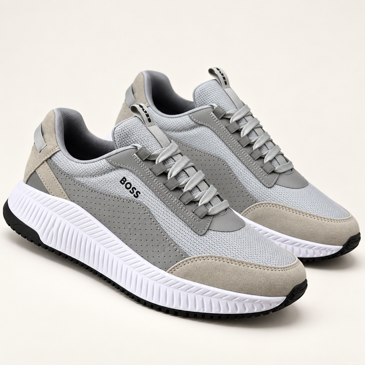 Tenis Hugo Boss para Caballero - Gris Claro