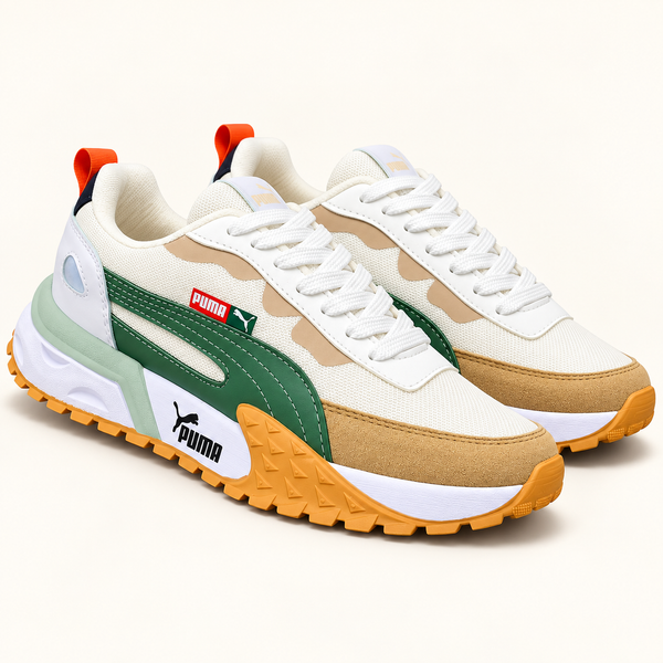 Tenis Puma Easy Rider Beige Verde