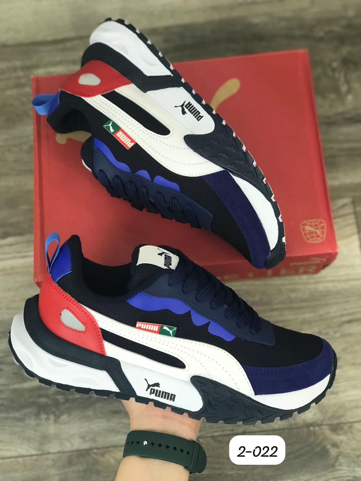 Tenis Puma Ferrari para Caballero - Azul Marino
