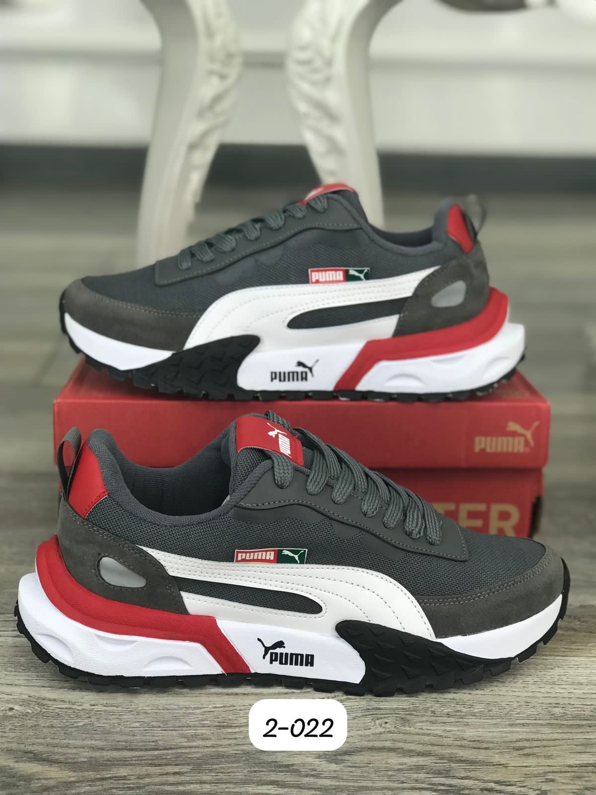 Tenis Puma Ferrari para Caballero - Gris